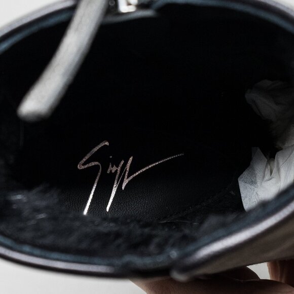 Giuseppe Zanotti Lightning Bolt Ankle Boots - Picture 7 of 8